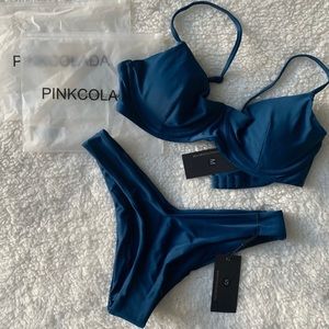 Pink Colada Blue Bikini